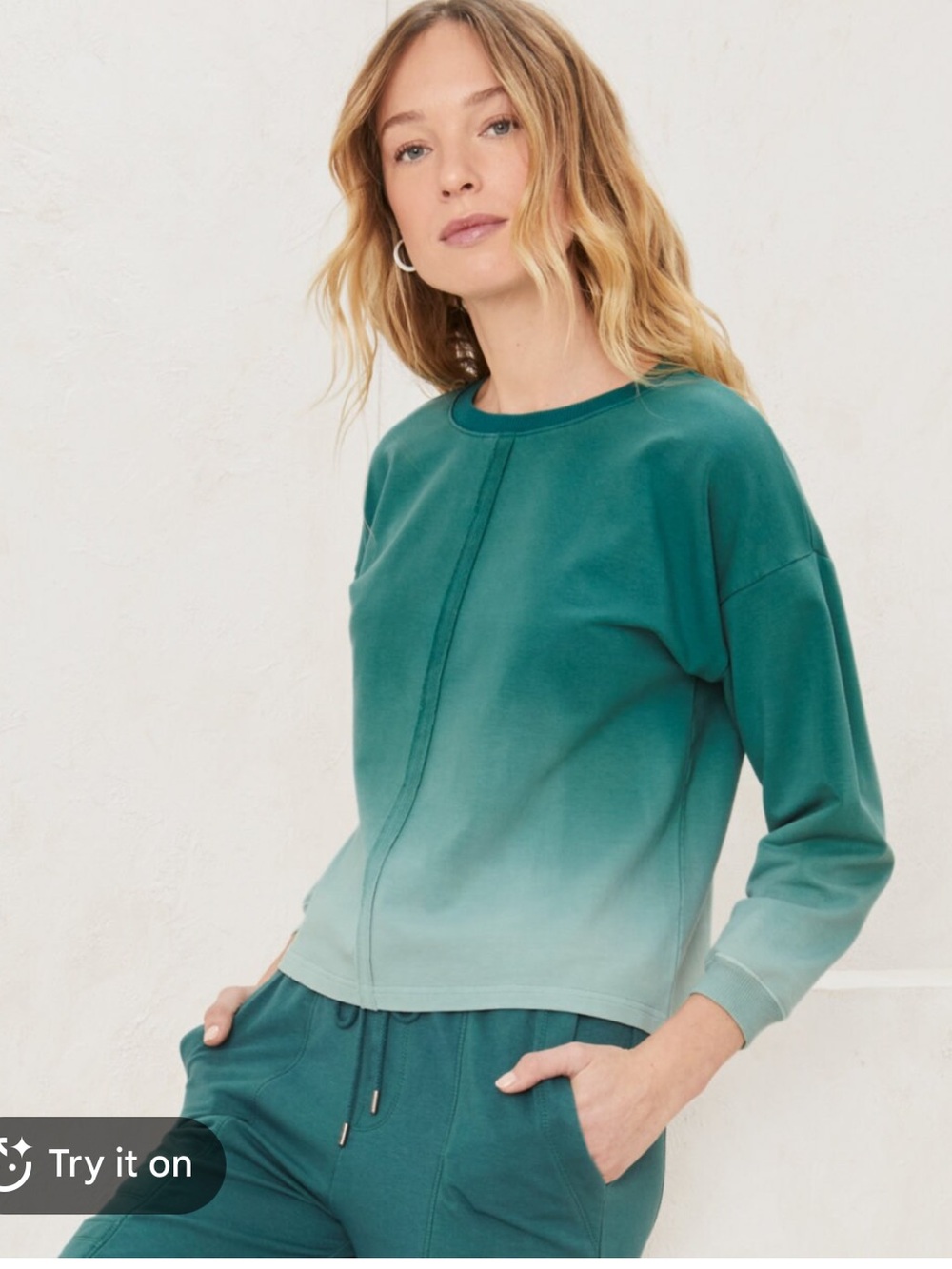 Garnet Hill Classic French Terry Sweatshirt, Organic Small